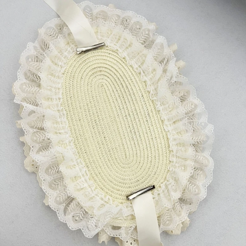 

Anime Hat Ornate Hand Stitched Lace Design Hair Decoration Suitable For Costume Event Outdoor Activities Adjustable Fit Y166