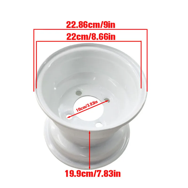 Modified golf cart four-wheel electric patrol car 8-inch wheel hub 18X8.50-8 aluminum alloy wheel hub modification part