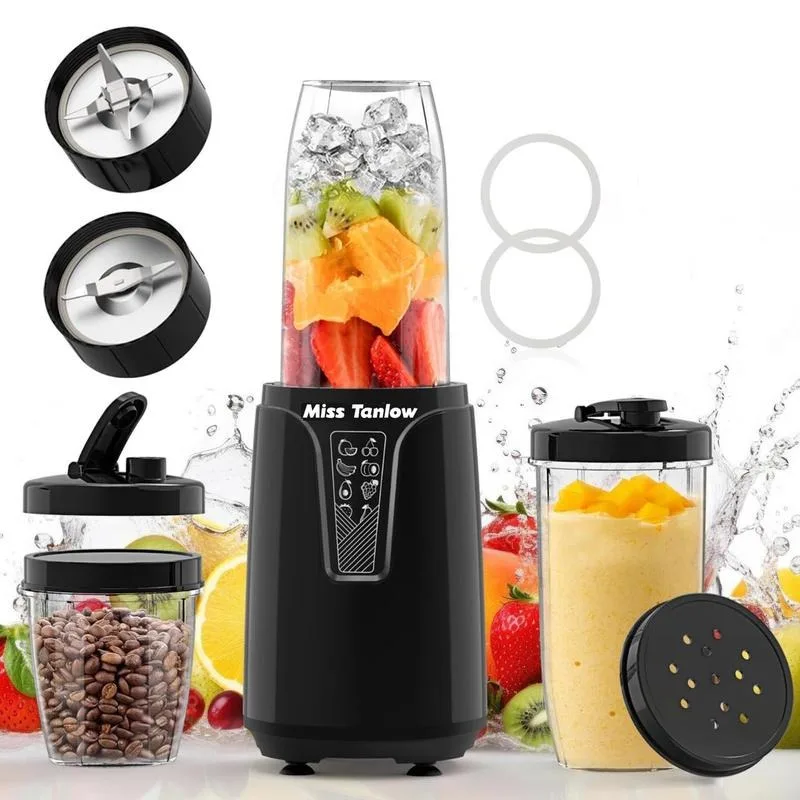 Kitchen Blender for Smoothies,850W,Shakes, and Juices – Personal Blender & Grinder Combo with 2-3 BPA-Free Portable Cups