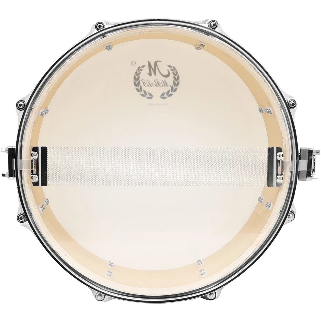 M MBAT 14 × 6.5 بوصة كمين طبل أدوات قرع معدنية زحف الطبول المبتدئين طبل جلود كمين الطبول مع حزام أفخاذ