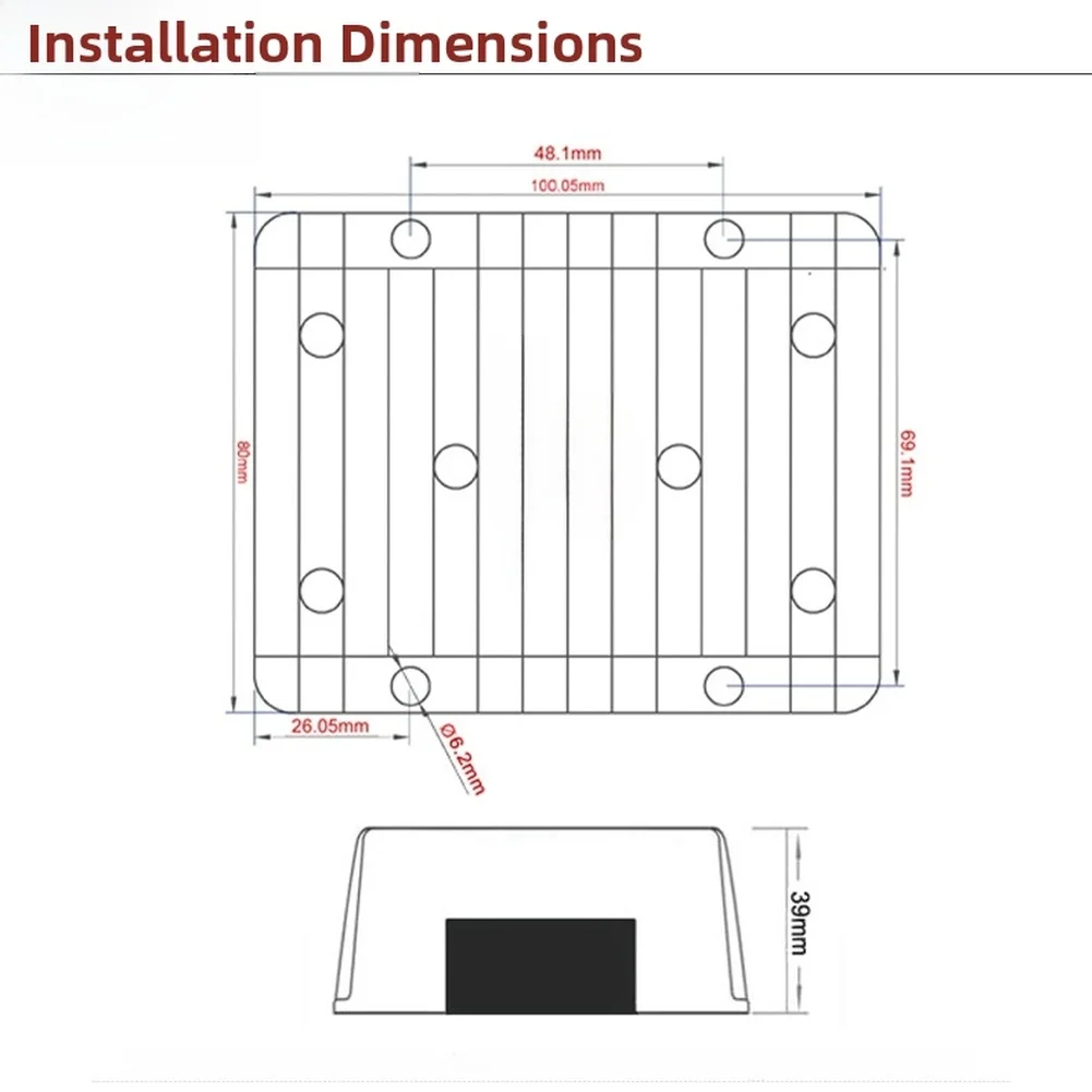 Step Up Down DC-DC Converter 24V 15A Output 9V-40V Input Voltage Range IP67 Rated Waterproof Voltage Regulator