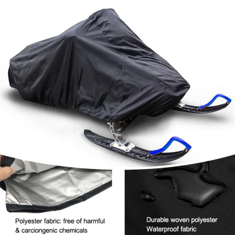 Snowbike Cover Trailer Type Sled Cover Winter Motorcycle Cover Waterproof And Dustproof Oxford Protective Cover