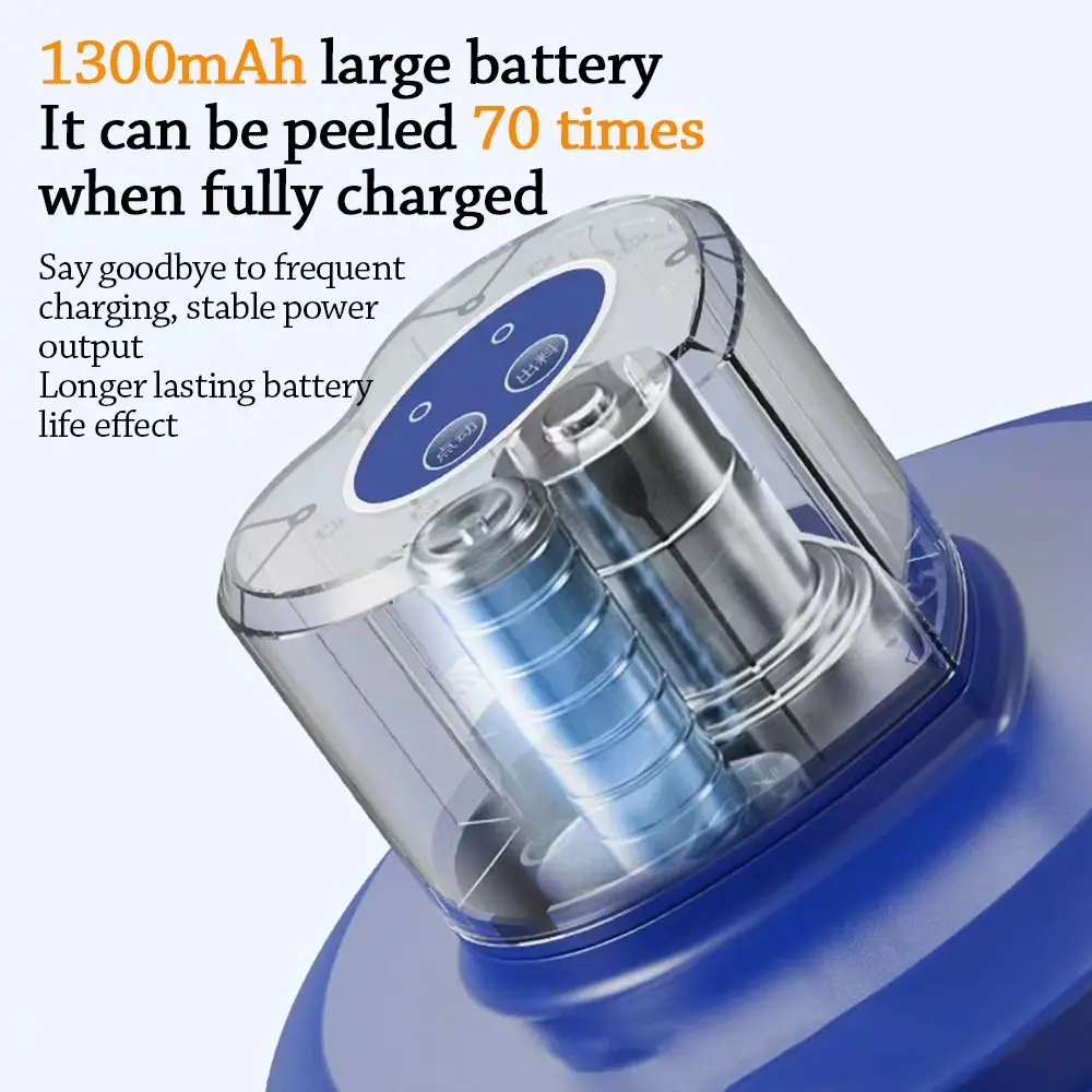 

Беспроводная автоматическая машина для очистки фруктов, без помощи рук, легкая машина для очистки кожи, для удаления ягод, фруктов, маленькая машина для очистки фруктов