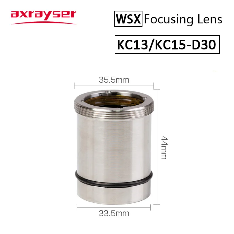 Imagem -04 - Wsx Focando Colimação Lente com Suporte Original Fibra Laser Cutting Head Parts Kc13 15 Nc30 60 D30 D37 F100 150 200