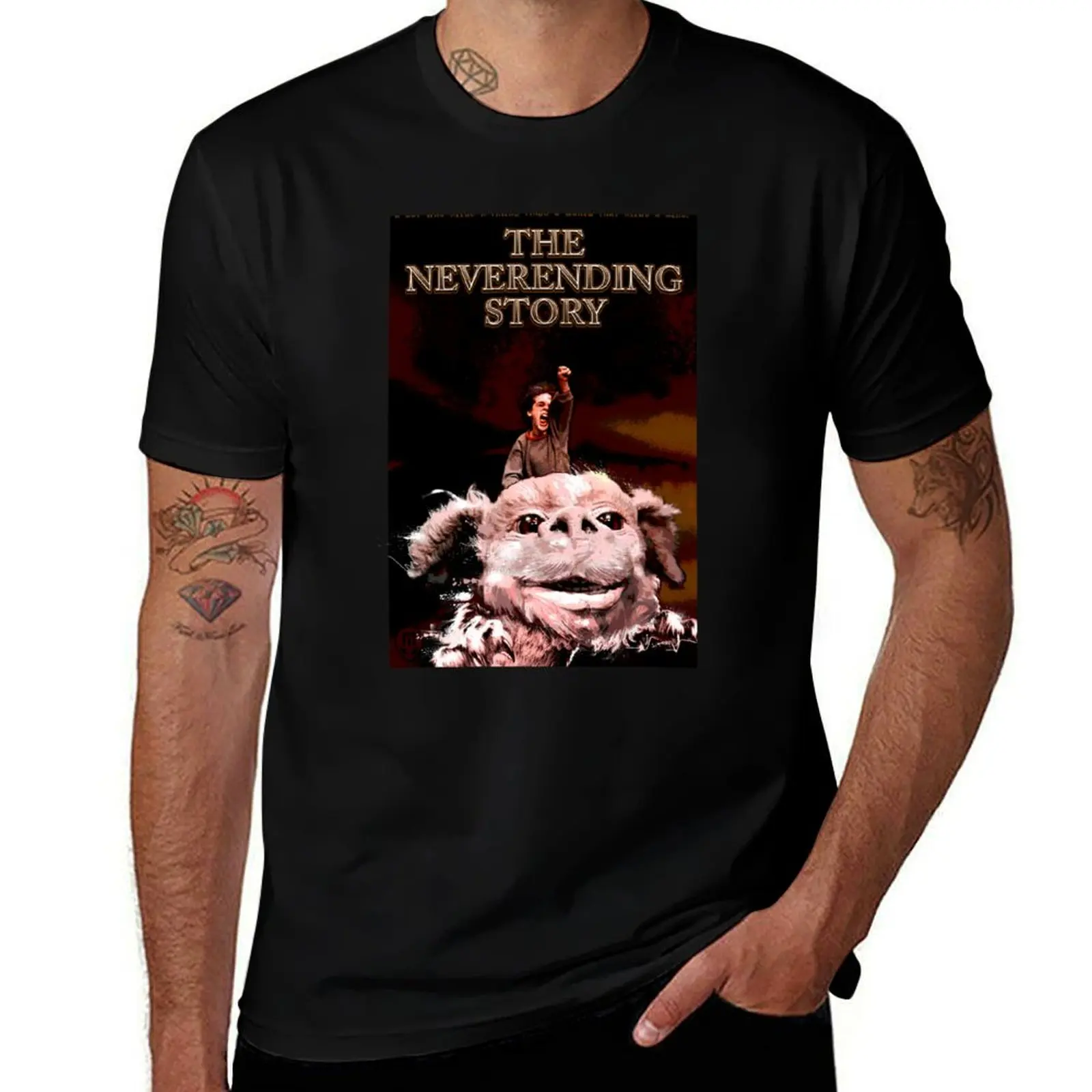 POSTER THE NEVERENDING STORY. T-Shirt t shirts for man graphic vintage essential t shirt T-Shirt