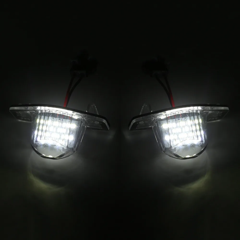 2Pc LED Number License Plate Light For Honda Civic Coupe/Sedan Crv Fit Jazz Hrv Frv CR-V Odyssey Stream LED Number lamp