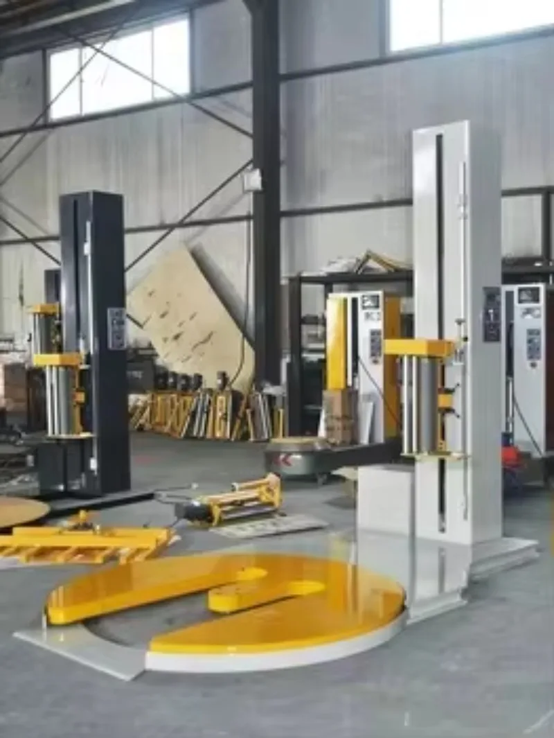 Factory M Type PLC Auto Stretch Wrapper Low Noise for Commodity Case Packaging Hot Sell Electric Made China Custom