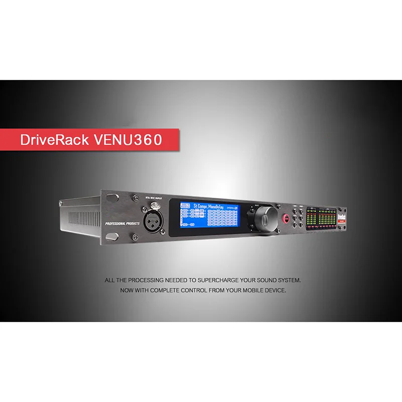 Drive Rack Venu 360 para Barras de Rendimiento 2024 Gestión de Altavoces Procesador de Audio Digital