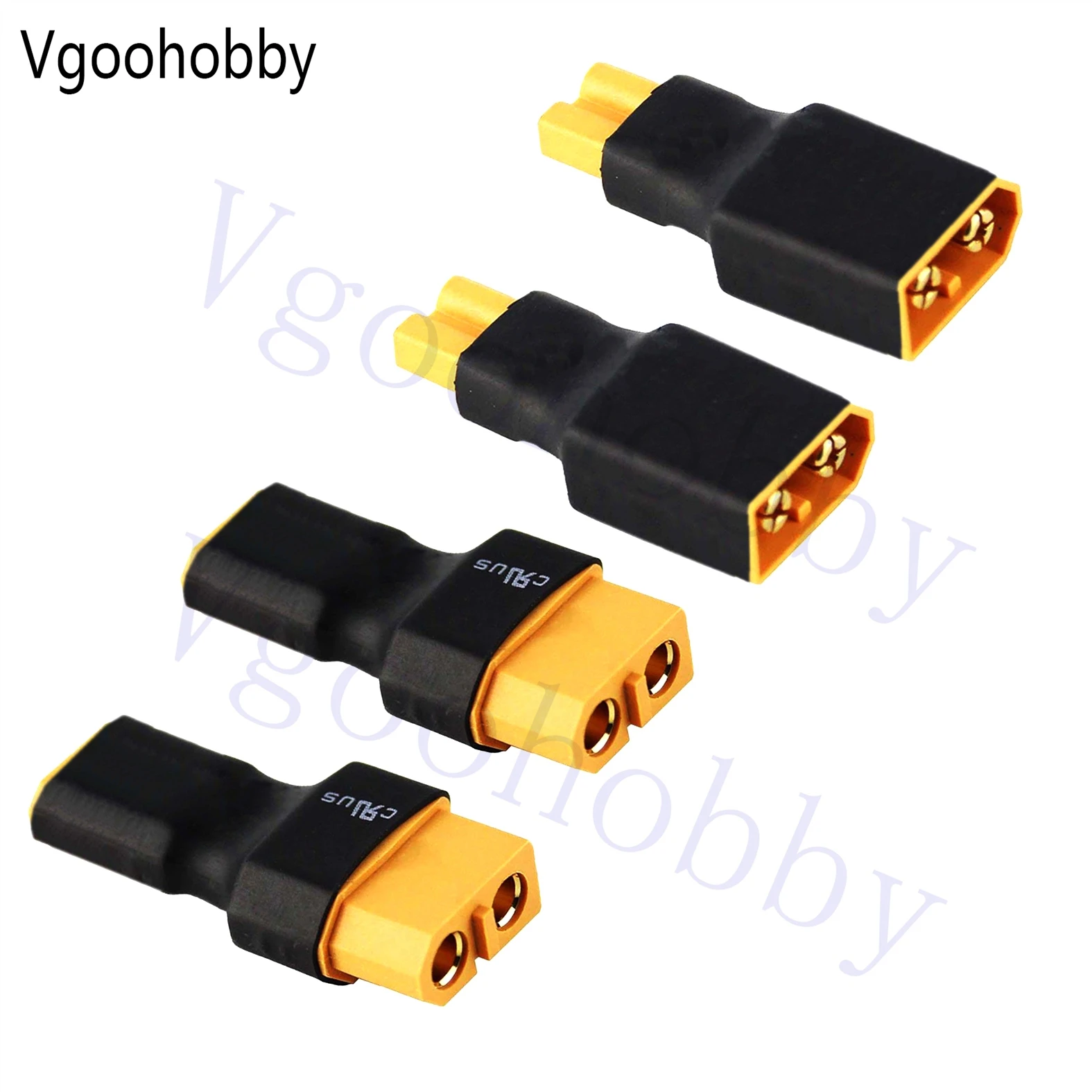 

2Pair RC XT30 to XT60 Plug Female Male Adapter Connector for RC FPV Drone Car Lipo NiMH Battery Charger ESC
