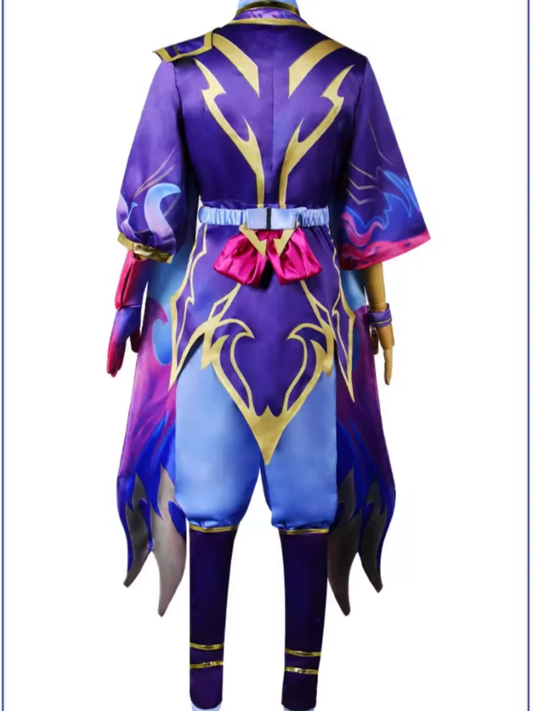 Master Yi Cosplay Suit Game LOL Anime the Wuju Bladesman Ancient Costume Role Play Clothing Halloween Party Uniform for Men