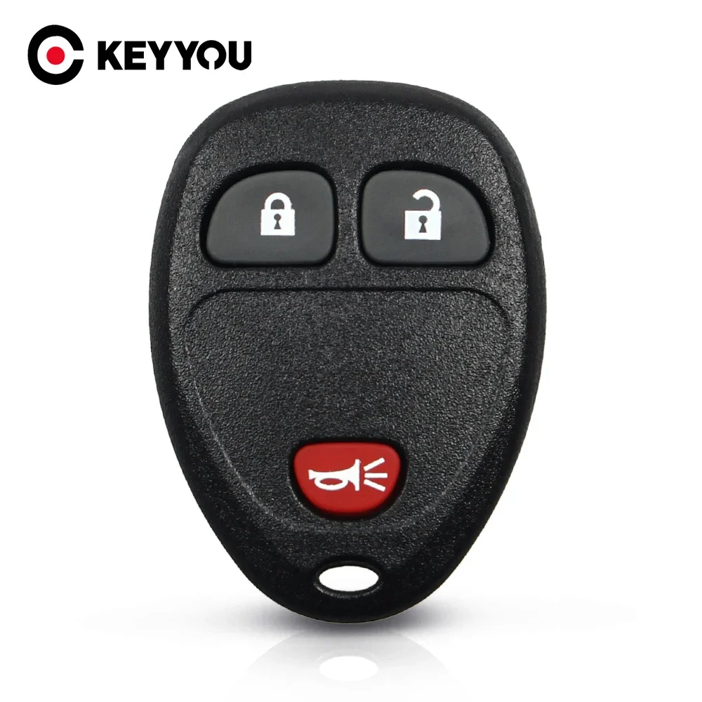 KEYYOU 3/4/5 Buttons No Chip Blank Remote 2+1 Panic Key Shell Case Cover For Buick Hummer H3 GMC For Chevrolet Colorado Isuzu