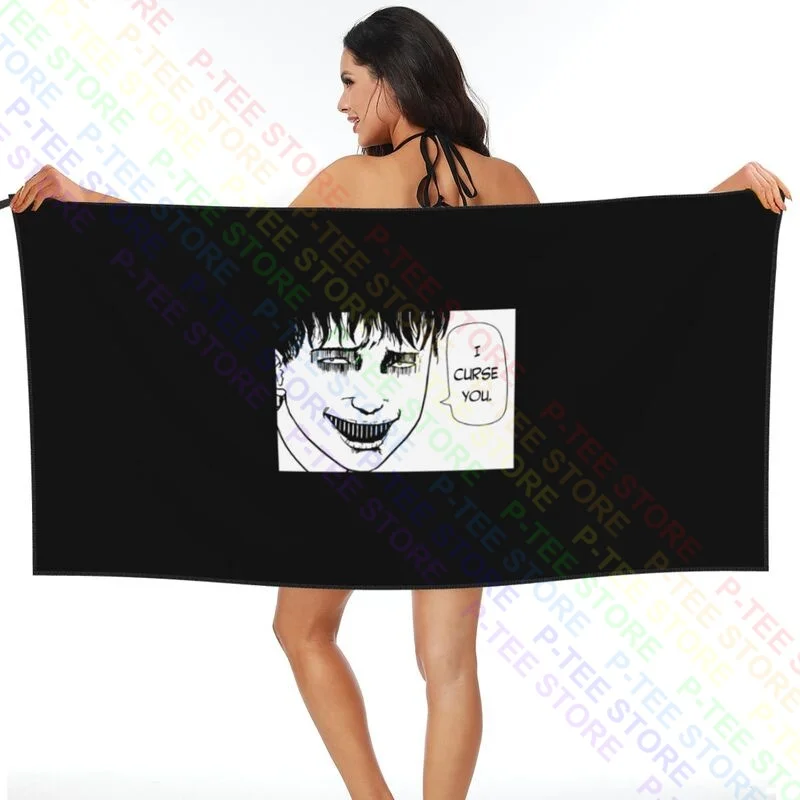 Souichi Tsujii,Junji Ito Uzumaki Horror Anime Quick dry Towel Large Comfortable Superfine fiber