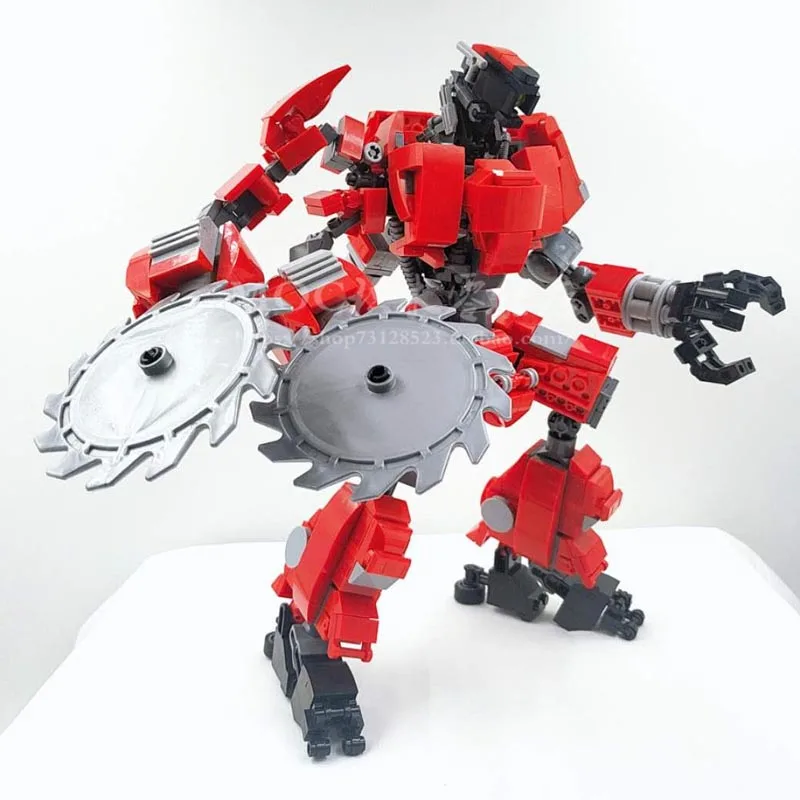 

Mecha Robot Building Blocks Toys Movie Anime Figure Crimson Typhoon Assemble Blocks Kids Toys Action Figure Dolls Model Bricks