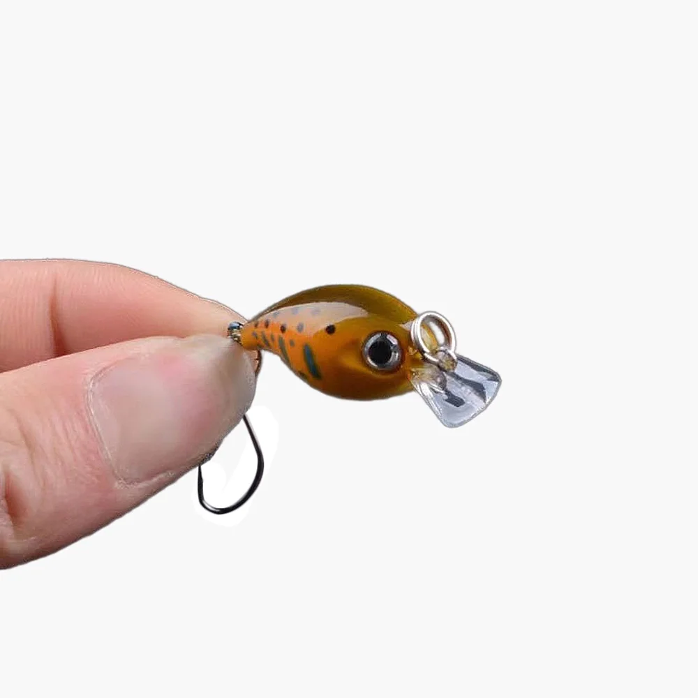 8pcs Trout Lures With Single Hooks 2.1g 3.6cm Floating Surface Wobbler Crankbait Fishing Lures Set For Lake River Creeks Fishing