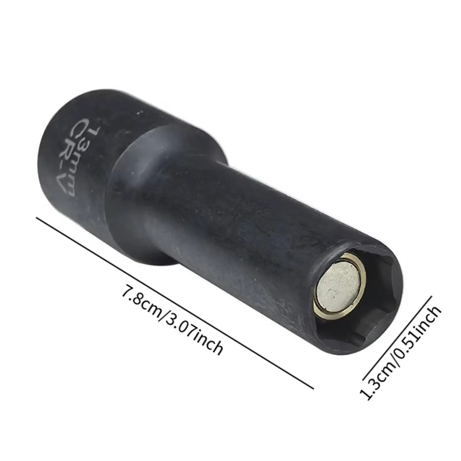 Shock Locking Sleeve Top Removal Socket Wrench Black Steel for Tesla Model 3 Maintenance Tool