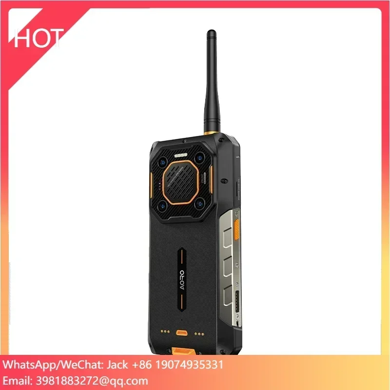 Aoro M9 High Quality 14400mAh Battery Fast Charging PTT UHF/VHF Walkie Talkie Explosion Proof Rugged Phone Atex Phone