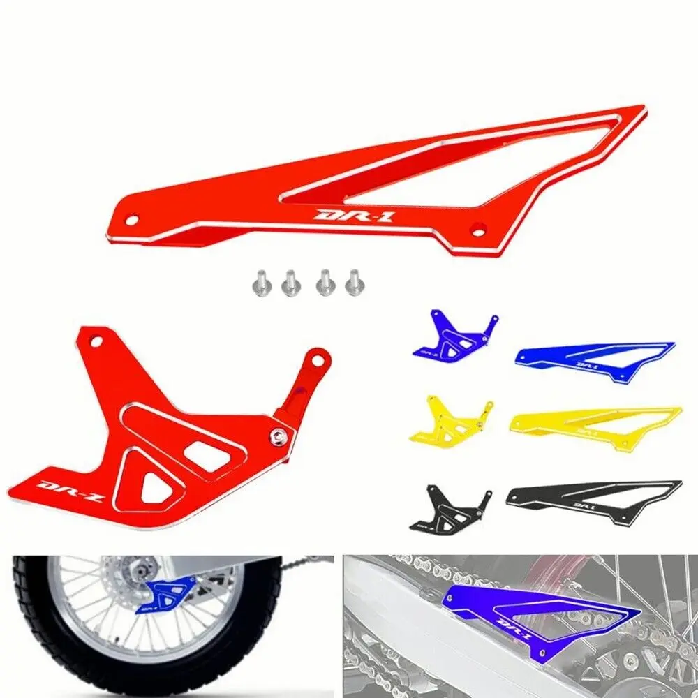 For Suzuki DRZ400 DRZ400S DRZ400E DRZ 400 DR Z 400S 400E Motorcycle DRZ LOGO CNC Rear Brake Disc Caliper Guard Cover Protector