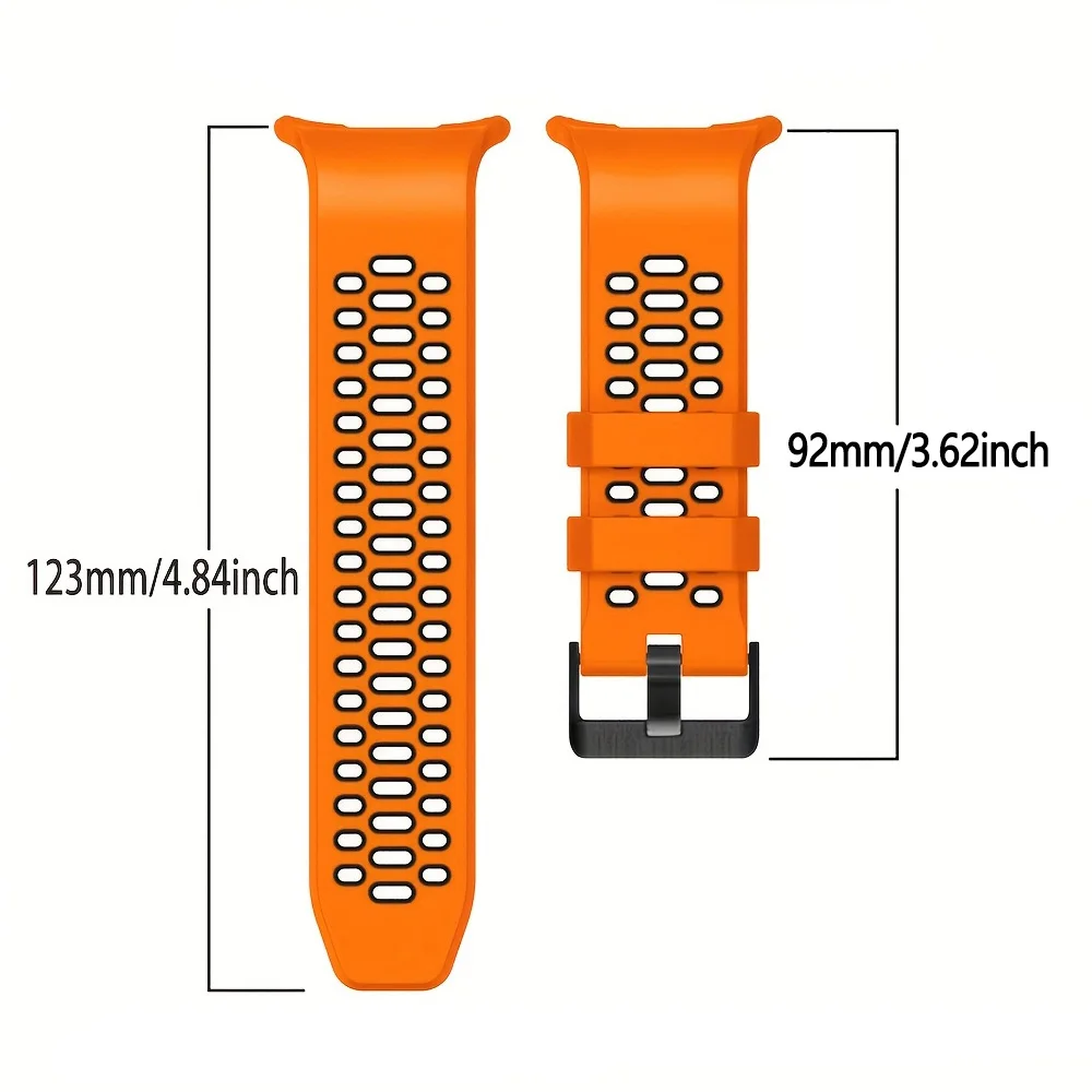 Two-Tone Sports Silicone Strap For Samsung Galaxy Watch Ultra Breathable Band Bracelet For Galaxy Watch Ultra (47mm) Watchband