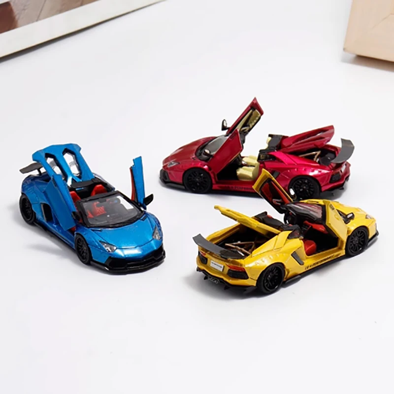 

Масштаб 1:64 LP720-4 Aventador, спортивный автомобиль, имитация легкосплавного автомобиля, модель статического дисплея, Коллекционная игрушка, подарок, сувенирное украшение