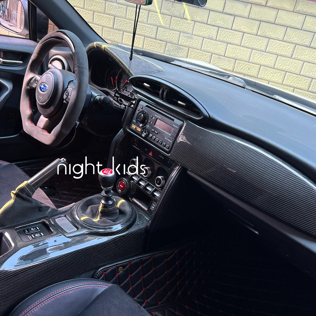 Night Kids for 2013-2020 Gen.1 Toyota GT86 Subaru BRZScionFRS Conversion Carbon Fiber Interior GT86 BRZ FRS Carbon Fiber Center