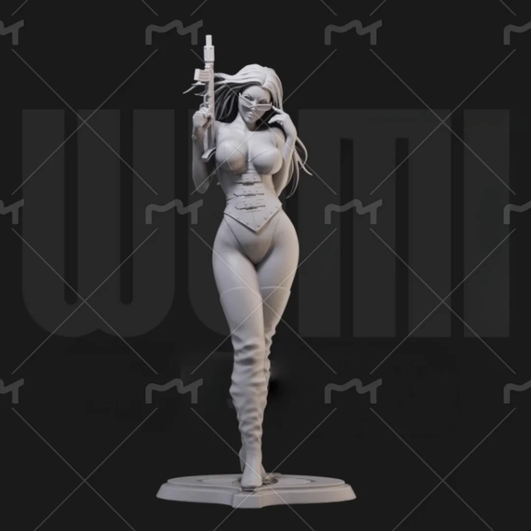 

Масштаб 1/24, фигурка из смолы Naja, красавицы спецназа, сборка модели, комплект в разобранном и неокрашенной 3D-статуи, игрушка