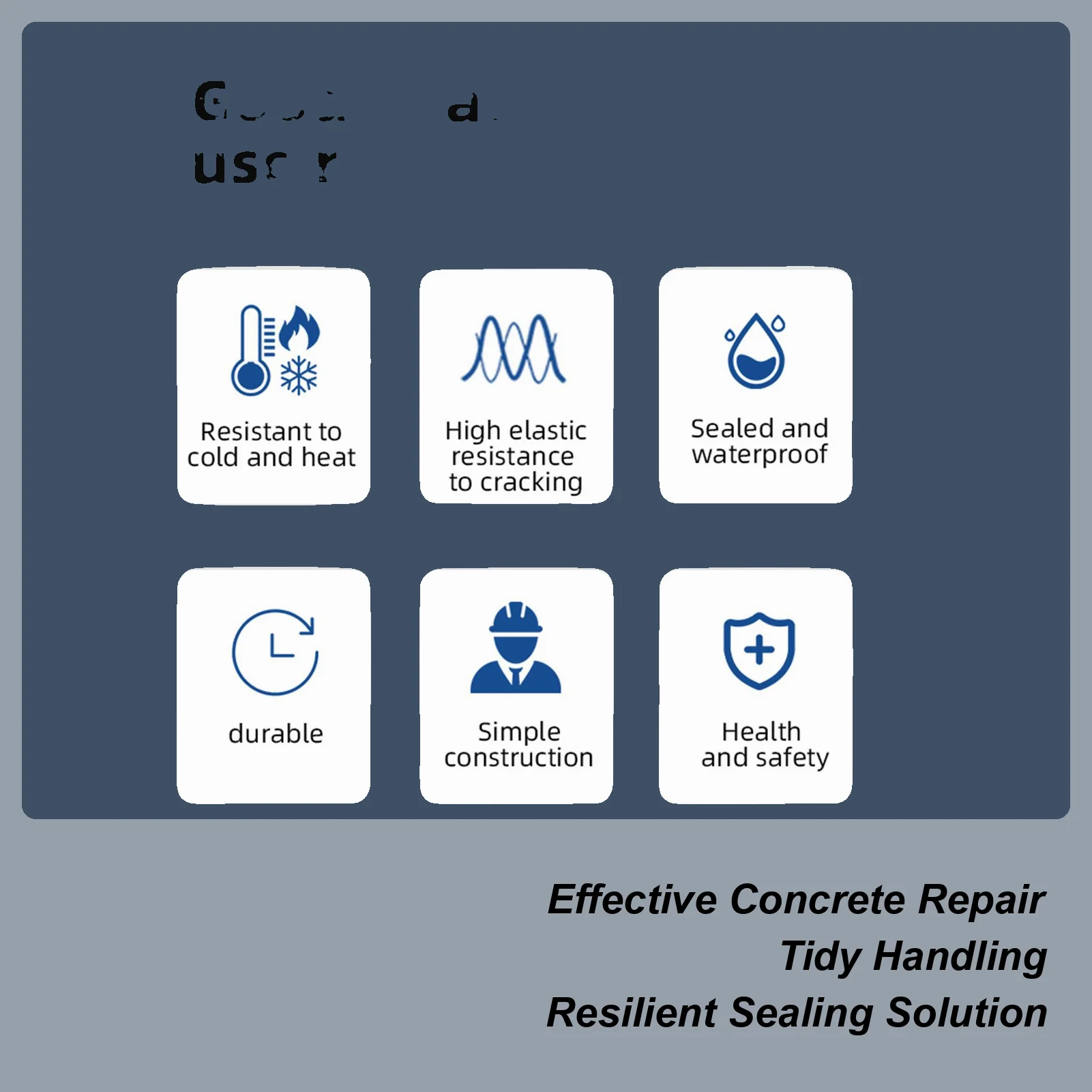 Crack Filling Agent Concrete Repair Sealant Leakage Plugging Material Roof Waterproof Leak Repair Glue Hardware Sealers