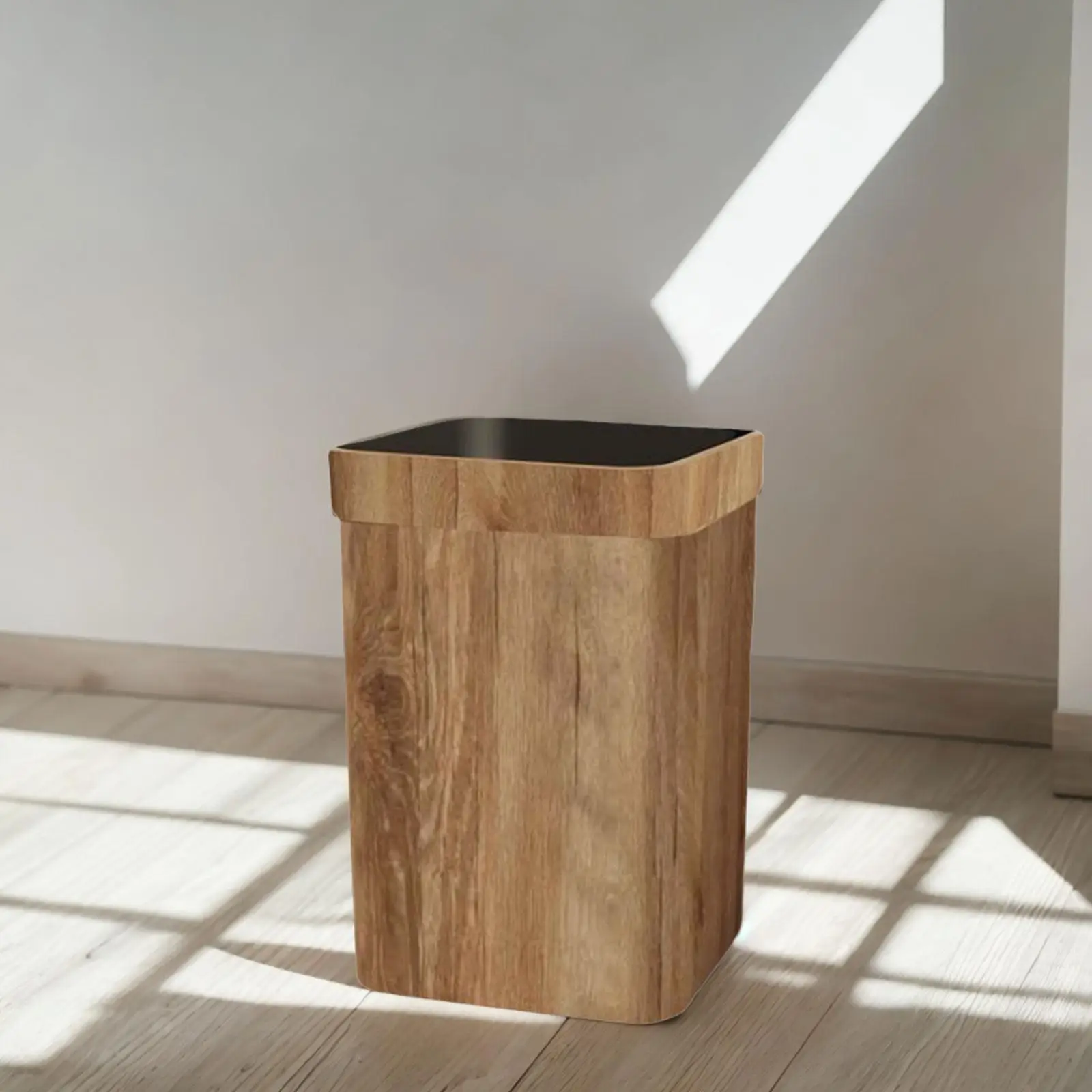Cubo de basura, cubo de basura decorativo sin tapa para el hogar, cubo de basura para interior, cocina, lavandería, habitación de polvo, sala de manualidades