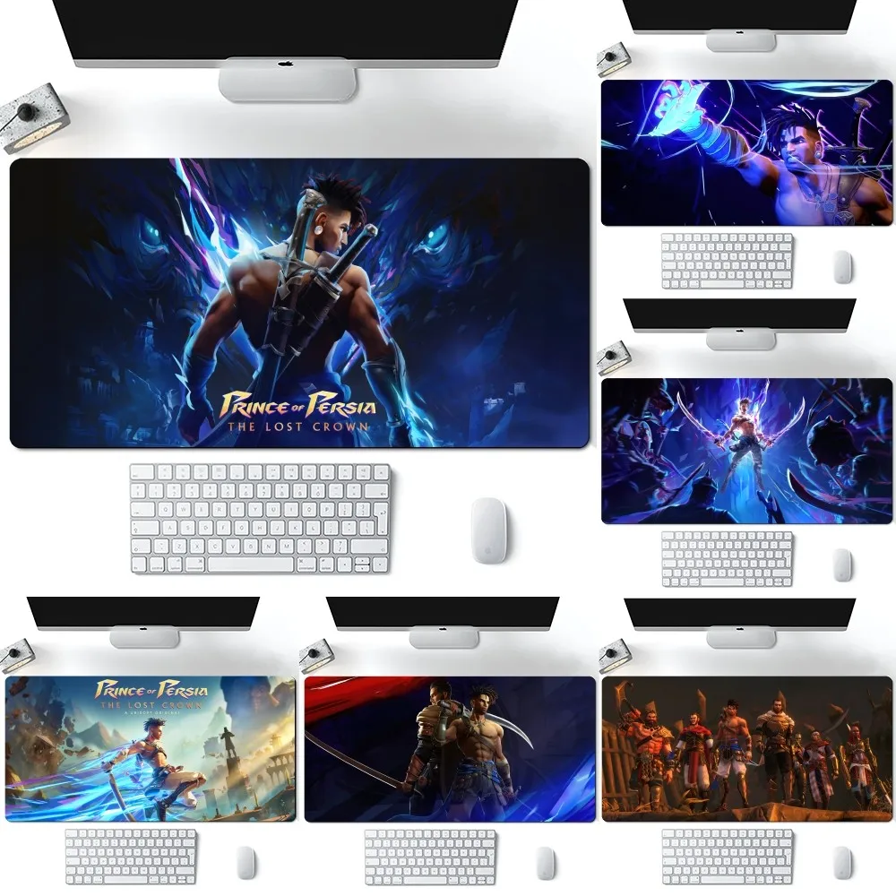 Hot Game Prince of P-Persia The Lost Crown Mousepad Computer Laptop Gamer Pad PC Gaming Accessories Desk Mats