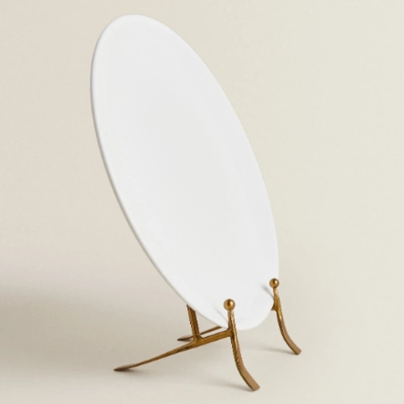 حامل لوحة عتيق، رف عرض كتب متعدد الوظائف، حامل كعكة غرفة الشاي، رف قراءة معدني لغرفة الدراسة #2