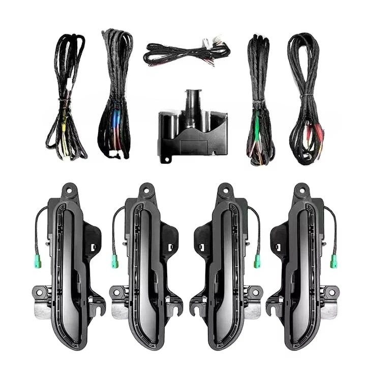 6th generation ambient light automatic opening door handle wireless electric ABS material simple external accessories