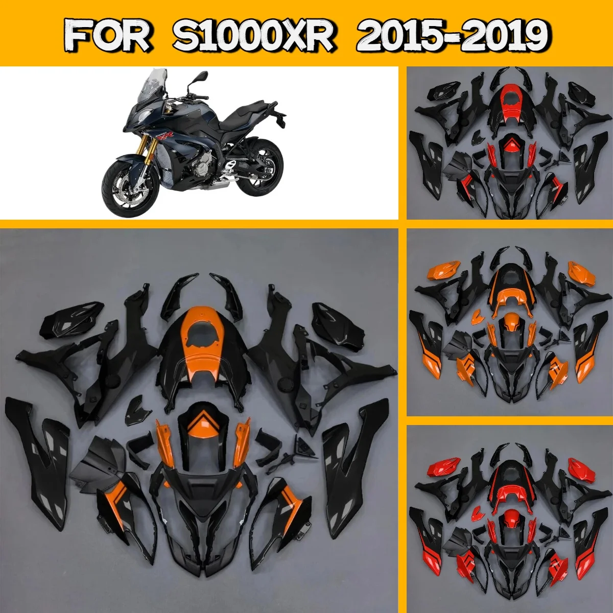 

Body Parts Fairings 2015-2019 S 1000XR Motorcycle Accessories Fairing Set for 15-19 BMW S1000XR Hight Quality