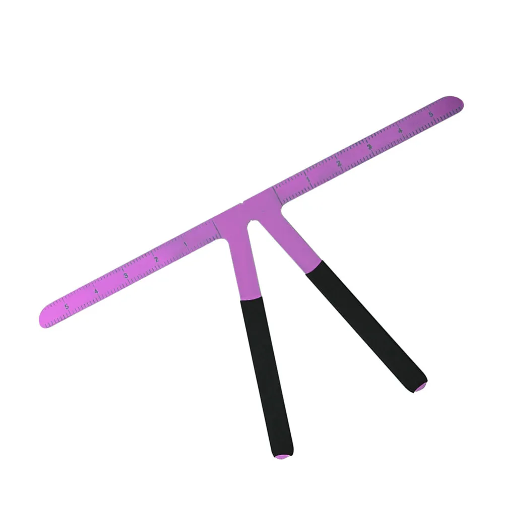 

Линейка-трафарет для бровей из нержавеющей стали, треугольный измерительный инструмент, высокая прочность, точное моделирование бровей, для татуажа