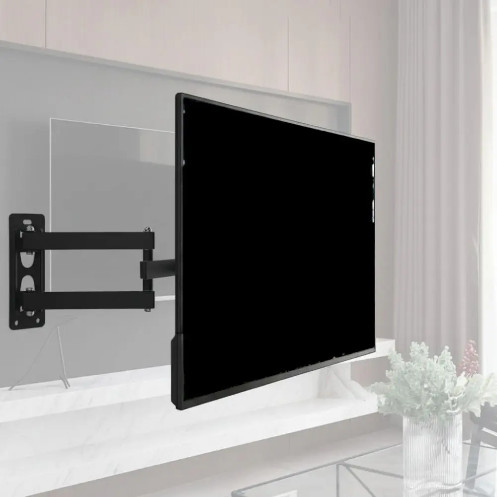 Kantelarm-TV-Monitorhalterung, schwenkbar, neigbar, drehbar, verstellbare LCD-LED-Monitorhalterung, robust, ausziehbarer Arm – Detail 7