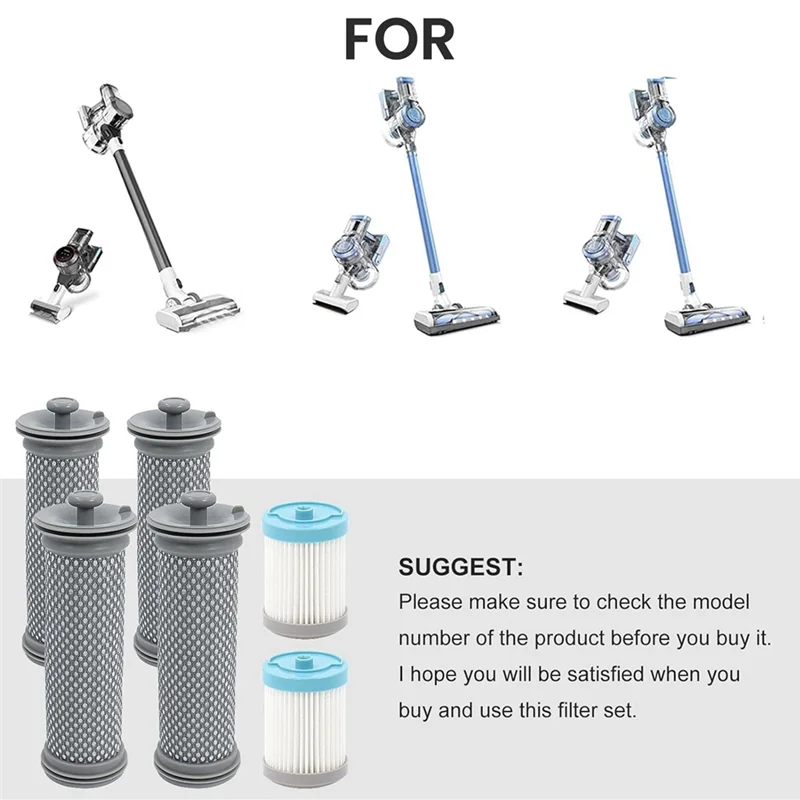 WHYY-ไร้สายสูญญากาศกรองชุดเปลี่ยนสําหรับ Tineco A10/ A11 Hero, a10/A11 Master และ PURE ONE S11, PWRHERO11 Snap