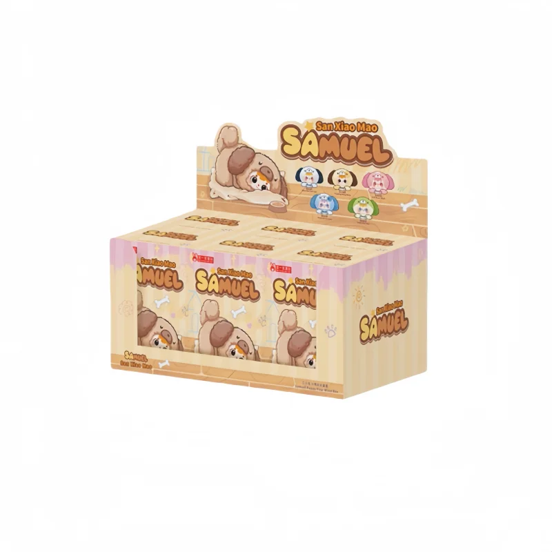 

100% натуральная серия «Семюэлный щенок», слепая коробка, милый мультфильм, изысканный сюрприз ручной работы, загадочная коробка, игрушки на день рождения, подарки