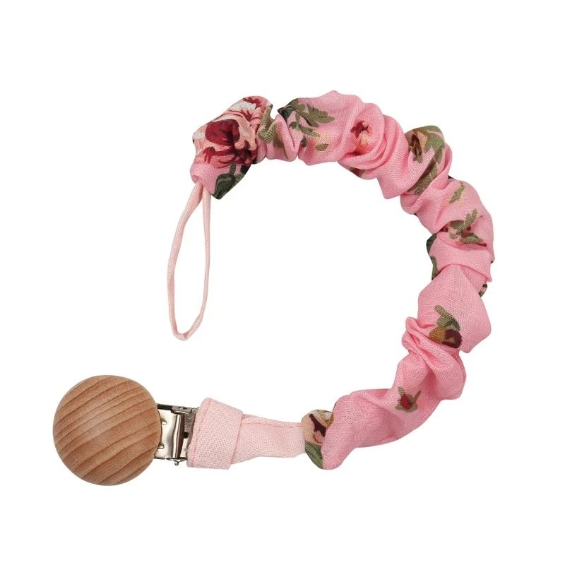 

J15U держатели для сосок в стиле бохо из хлопка и льна, 26 цветов, прорезыватели, зажимы для детских сосок для мальчиков и для