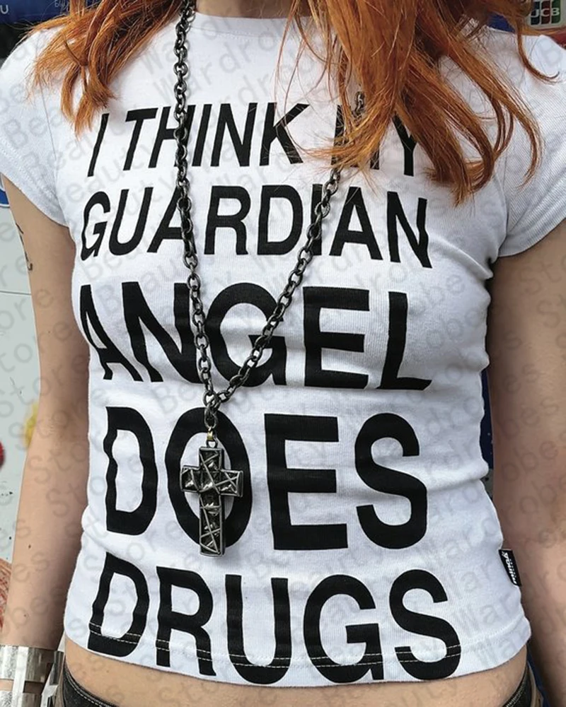 Thumbnail 2 - #18 Trending Womens Graphic Print Tees Right Now