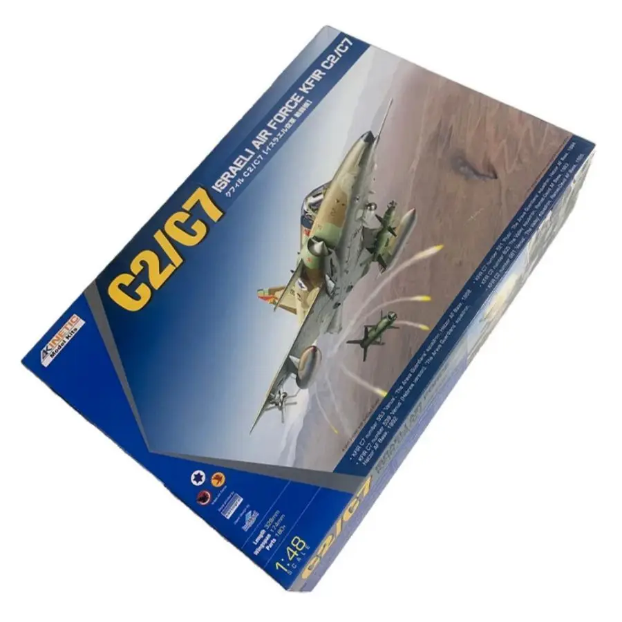 Israeli Air Force Kfir C2/C7 Fighter Kinetic K48046 1/48 Scale Plastic Model Kit