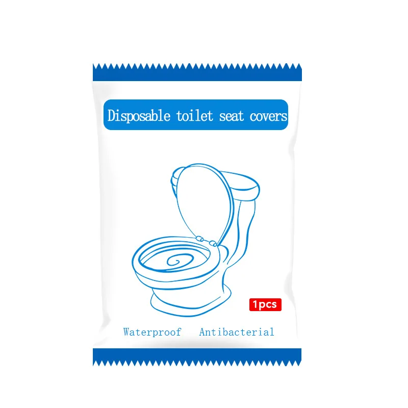 

Disposable Toilet Mat Cover Waterproof Non-woven Thickening Can Be Disposable Toilet Cover Single Random Color