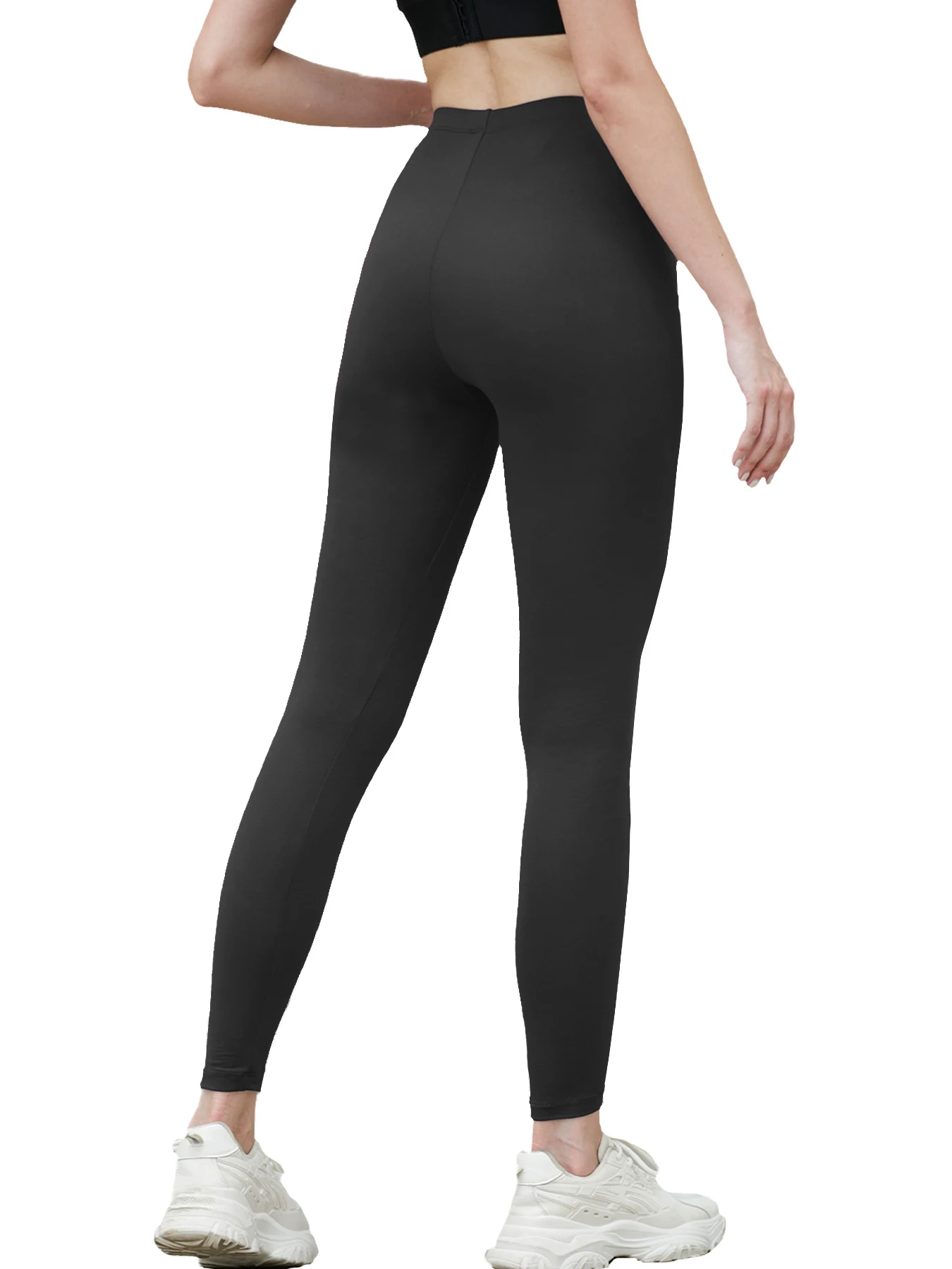 Women's Super Soft Leggings High Elasticity No See Through Workout Yoga Running Athletic Push Up Gym Long Fitness Leggings