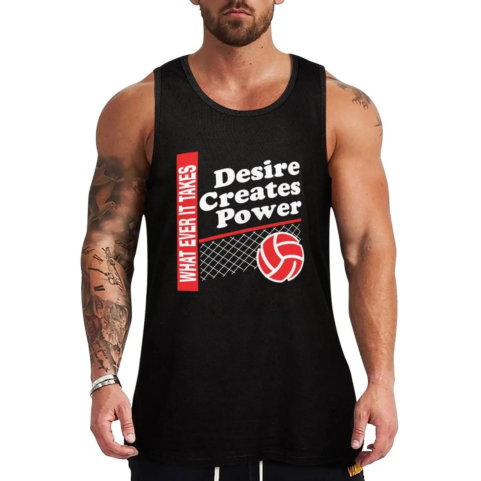 Volleyball Whatever It Takes Dark Tank Top Moisture Wicking Sports Tank Top Running Workout Shirt