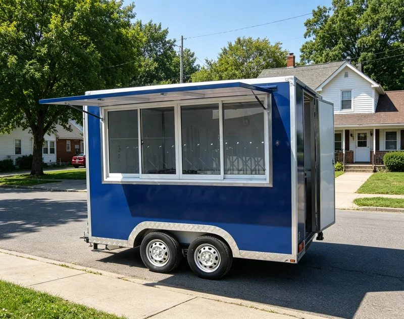 Custom Drivable Mobile Food Truck, Food Truck with Complete Kitchen Equipment