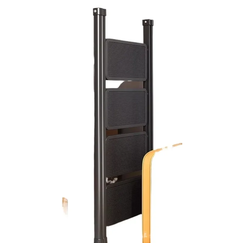 Folding Telescoping Step Ladder for Home Use 3-Step Lightweight Portable A-Frame Ladder with Adjustable Steps and Compact