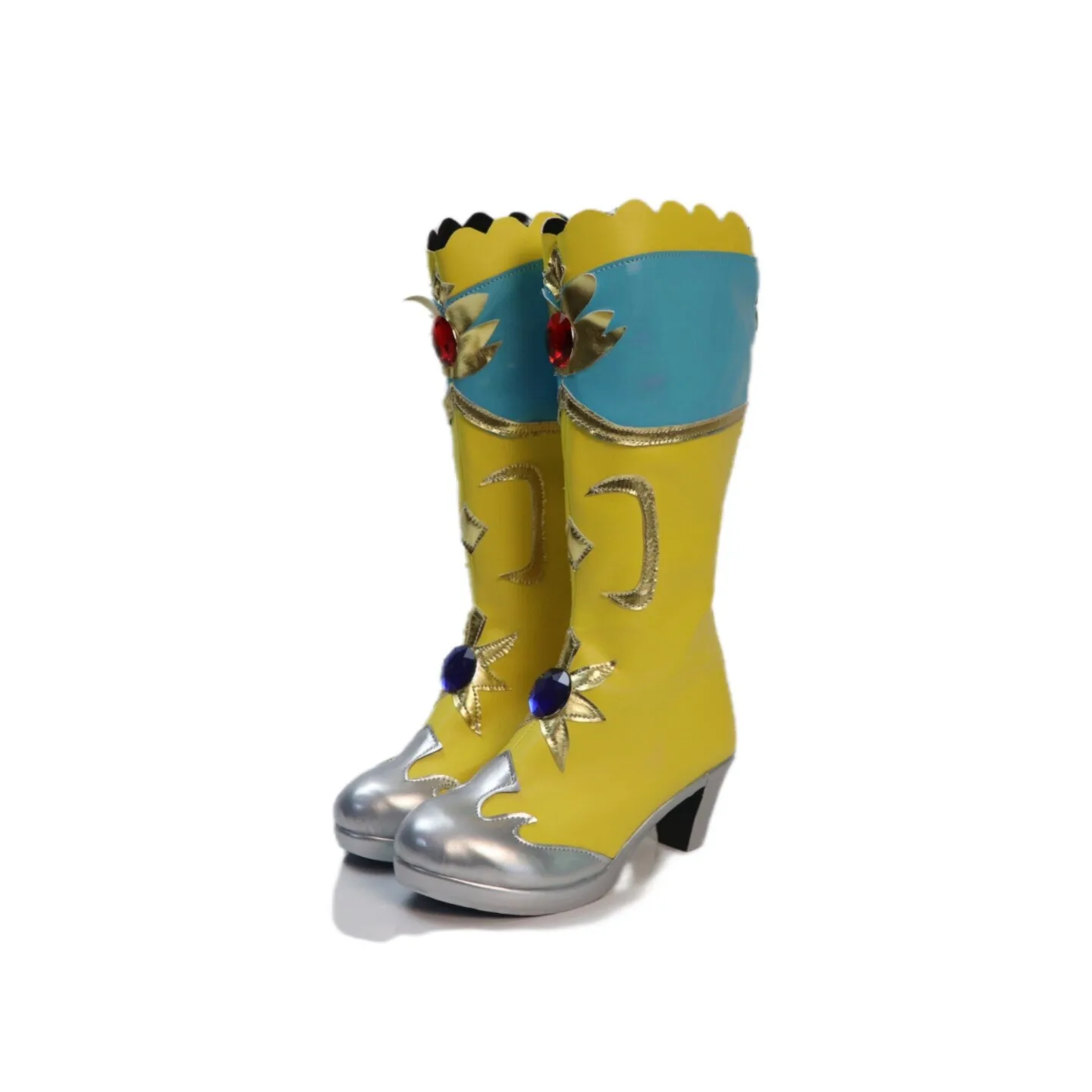 Kanzaki Mizuki Cosplay Shoes Halloween Party High Heels Boots big size Anime Cosplay PU Leather Shoes Custom Made