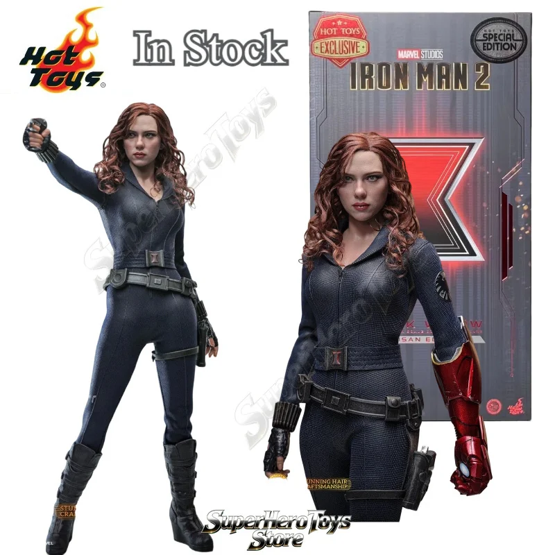 HotToys HT MMS757AE MMS757AEB Iron Man 2 Black Widow Artisan Edition 1/6th Hair Transplant Version Action Collection Figure