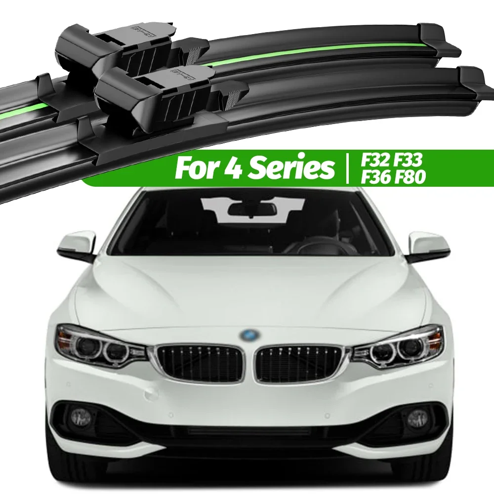 

For BMW 4 Series F32 F33 F36 F80 2013-2017 2pcs Front Windshield Wiper Blades 2014 2015 2016 Windscreen Window Accessories