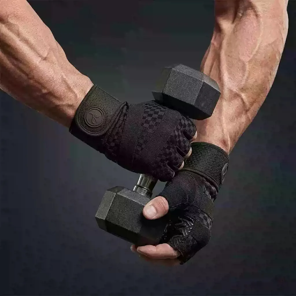 

MOREOK Weight Lifting Gloves Breathable Anti-slip Strength Training Exercise Workout Fitness Gym Gloves