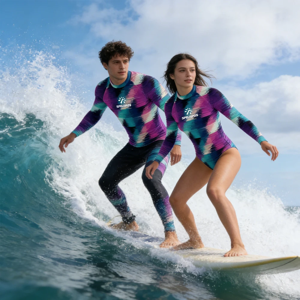 Premium Unisex Surfing Rash Guard Lightweight High Quality Breathable Sweat Wicking Quick Dry Suit for Men Women Sea Surfing
