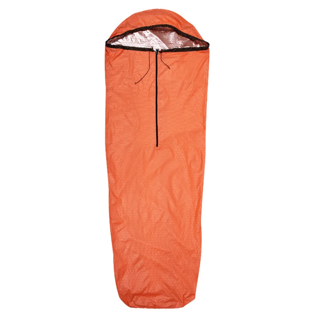 

Hiking And Camping Bivvy Bag Essential Camping Gear Outdoor Survival Gear Aluminized PE Material Multi-purpose Tool
