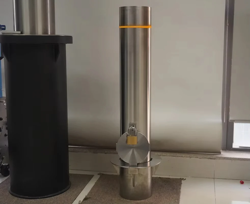 Physical Security Barrier Lockable Column Mooring Column Stainless Steel